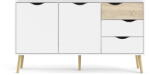 Tvilum Fehér komód 147x82x39 cm Oslo - Tvilum