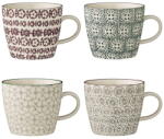 Bloomingville Karine Mugs 4 db-os agyagkerámia bögre szett - Bloomingville