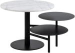 Actona Fehér kerek dohányzóasztal ø 60 cm Lahti - Actona