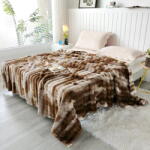 My House Barna mikroplüss ágytakaró 150x200 cm Victory - My House