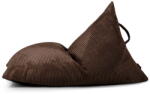 SLOWDOWN Sötétbarna kordbársony gyerek babzsákfotel Razzy - SLOWDOWN