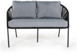 Bonami Selection North fekete kétszemélyes kerti kanapé - Bonami Selection