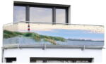 Maximex Műanyag belátásgátló erkélyre 500x85 cm North Sea Coast - Maximex