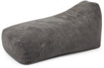 SLOWDOWN Sötétszürke kordbársony babzsákfotel Snug Long 140 - SLOWDOWN
