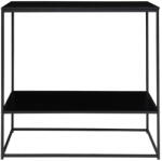 House Nordic Fekete konzolasztal fekete asztallappal 80x36 cm Vita - House Nordic