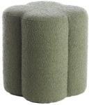 Light & Living Zöld buklé puff Nalani - Light & Living