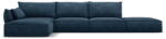 Mazzini Sofas Sötétkék sarokkanapé (bal oldali) Vanda - Mazzini Sofas - bonami - 896 742 Ft