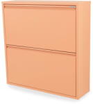 Spinder Design Lazacszínű fém billenő ajtós cipőtartó 75x77, 5x22, 5 cm Billy - Spinder Design