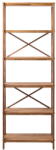 Unique Furniture Natúr színű tölgyfa polcos állvány 70x198 cm X-Shelf - Unique Furniture