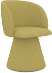 makamii Sárga kárpitozott étkezőfotel Maia - Makamii