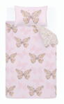 Catherine Lansfield Rózsaszín kétszemélyes gyerek ágyneműhuzat 200x200 cm Enchanted Butterfly - Catherine Lansfield