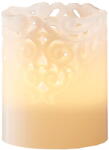 Star Trading Clary fehér LED viaszgyertya, magasság 10 cm - Star Trading