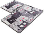 Foutastic Szürke fürdőszobai kilépő szett 2 db-os 60x100 cm Meow - Foutastic