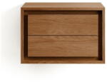 Kave Home Barna teakfa fali mosdó alatti szekrény 60x40 cm Kenta - Kave Home