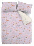 Catherine Lansfield Levendula színű kétszemélyes ágyneműhuzat 200x200 cm Enchanted Twilight Animals - Catherine Lansfield