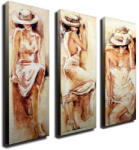 Wallity Romantic Mood 3 részes vászon fali kép