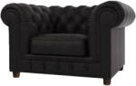 Ropez Fekete bársony fotel Cambridge - Ropez