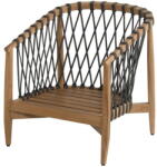 Hartman Natúr színű tömörfa kerti fotel Bora Bora - Hartman