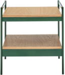 Hübsch Tárolóasztal tölgyfa dekoros asztallappal 43x43 cm Jaunty - Hübsch