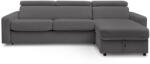 Bobochic Paris Sötétszürke kinyitható sarokkanapé (variálható) Monaco - Bobochic Paris