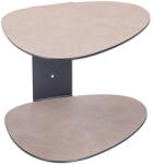 LIND DNA Szürke acél fali polc 29 cm Curve Bull - LIND DNA