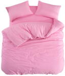 Mila Home Rózsaszín háromrészes egyszemélyes hosszabbított ágyneműhuzat lepedővel 160x220 cm Classic - Mila Home
