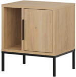 Marckeric Natúr színű éjjeliszekrény tölgyfa dekorral Lani - Marckeric