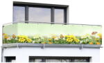 Maximex Sárga-zöld műanyag erkély belátásgátló 500x85 cm Butterfly - Maximex