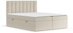Maison de Reve Bézs ágyneműtartós boxspring ágy 160x200 cm Novento - Maison de Rêve