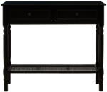 Premier Housewares Fekete konzolasztal 33x91 cm Heritage - Premier Housewares