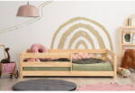 Adeko Natúr színű borovi fenyő gyerekágy 120x200 cm Mila CPD - Adeko