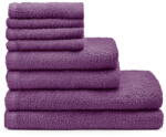 Catherine Lansfield Lila gyorsan száradó-frottír pamut törölköző és fürdőlepedő készlet 8 db-os Quick Dry - Catherine Lansfield