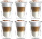 Vialli Design Üveg duplafalú bögre szett 6 db-os 250 ml - Vialli Design