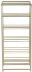 PT LIVING Aranyszínű fém bortartó polcos állvány, palackok száma 10 25x57x22, 5 cm Dual Floor - PT LIVING