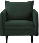 Ropez Sötétzöld bársony fotel Juli - Ropez
