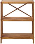 Unique Furniture Natúr színű tölgyfa polcos állvány 70x87 cm X-Shelf - Unique Furniture