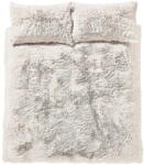 Catherine Lansfield Fehér kétszemélyes mikroplüss ágyneműhuzat 200x200 cm Cuddly - Catherine Lansfield