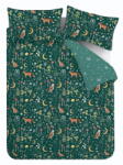 Catherine Lansfield Sötétzöld kétszemélyes ágyneműhuzat 200x200 cm Enchanted Twilight - Catherine Lansfield