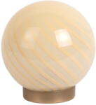 Leitmotiv Világossárga asztali lámpa üveg búrával (magasság 17 cm) Summer Globe - Leitmotiv