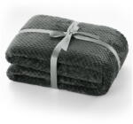 Restilo Henry sötétszürke mikroszálas takaró, 210 x 170 cm - DecoKing