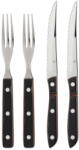 Gense Fekete-ezüstszínű rozsdamentes acél evőeszköz készlet 4 db-os Old Farmer Classic - Gense