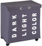 Wenko Trivo szürke háromrekeszes szennyeskosár, 117, 6 l - Wenko