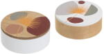 Casa Selección Fedeles dekoratív tárolódoboz szett 2 db-os ø 17x6, 5 cm - Casa Selección