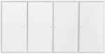 Hammel Furniture Fehér fali komód Hammel Mistral Kubus, 136 x 69 cm