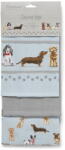Cooksmart ® Pamut konyharuha szett 3 db-os 45x65 cm Curious Dogs - Cooksmart ®