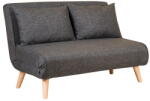 Hanah Home Sötétszürke kinyitható kanapé 120 cm Folde - Artie
