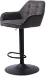 Unique Furniture Sötétszürke állítható magasságú bárszék Nolan - Unique Furniture
