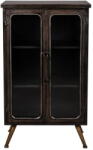 Dutchbone Fekete fém tálalószekrény 60x100x35 cm Denza - Dutchbone