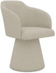 makamii Bézs kárpitozott étkezőfotel Kanoa - Makamii