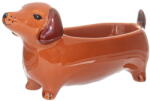 Sass & Belle Porcelán dekoratív tál 5x14 cm Sausage Dog - Sass & Belle